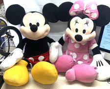 Mickey Minnie Mouse HUGE Plush Dolls, 30". Disney Collection