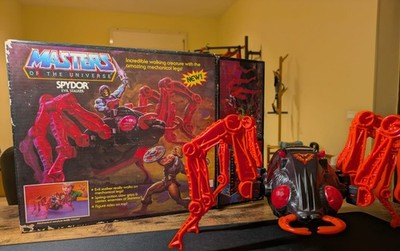 Masters of the Universe Spydor Evil Stalker 1984 Mattel mit Box