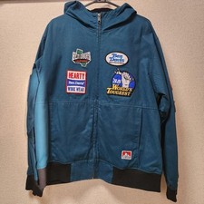 BEN DAVIS Hooded Jumper Size L Blue