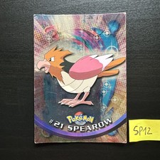 SPEAROW HOLO FOIL CARD #21 TOPPS POKEMON TV ANIMATION SERIES ITA VINTAGE 1999