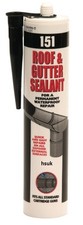 BLACK ROOF AND GUTTER SEALANT EXTERIOR FIX PERMANENT REPAIR DIY ADHESIVE 10057