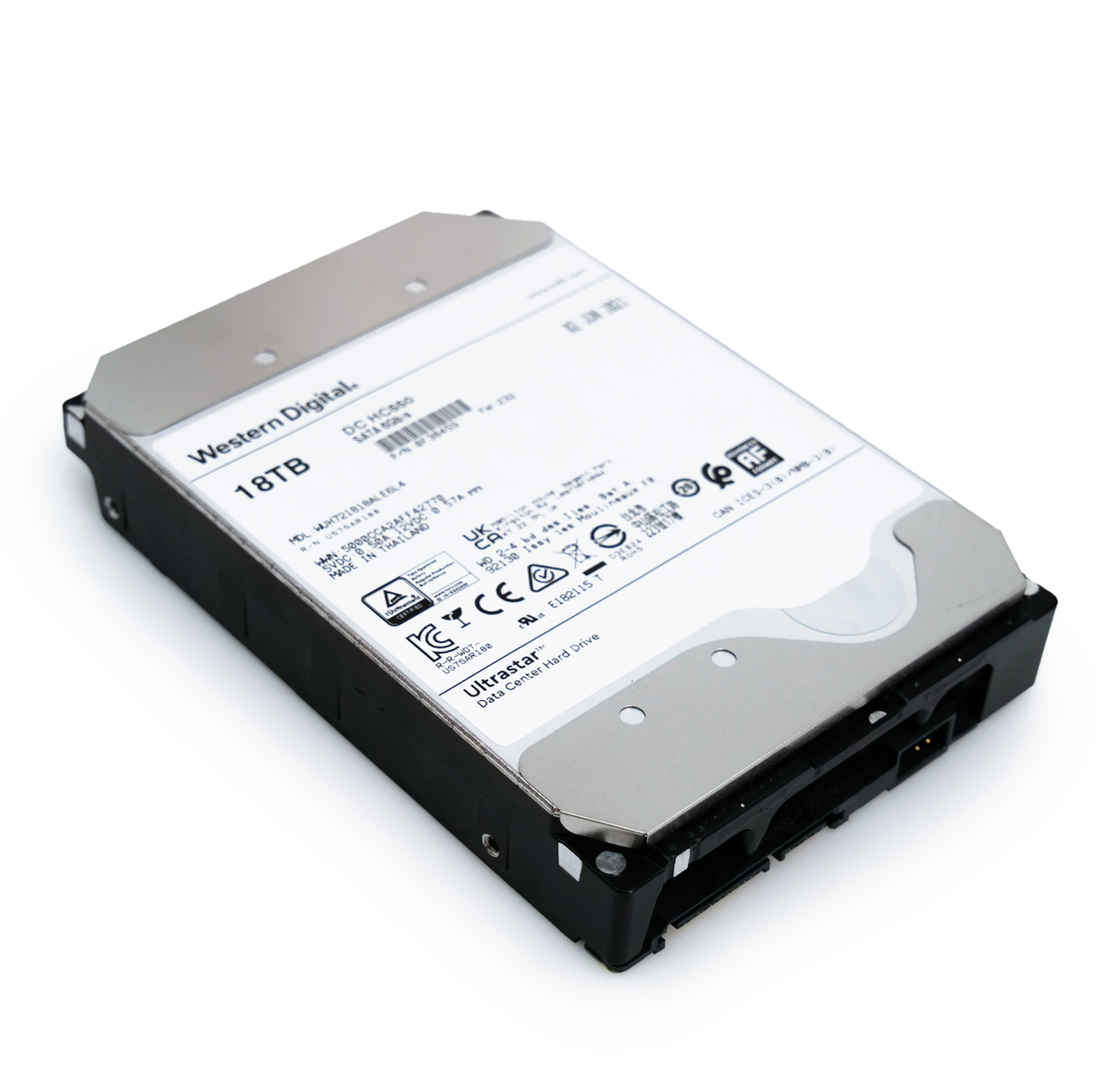 HGST 0F38459 18TB Ultrastar DC HC550 512e SE Enterprise SATA 6.0 Gb-S 7200RPM 512MB 3.5 in. HDD Bulk HGST 0F38459 18TB Ultrastar DC HC550 512e SE Enterprise SATA 6.0 Gb-S 7200RPM 512MB 3.5 in. HDD Bulk