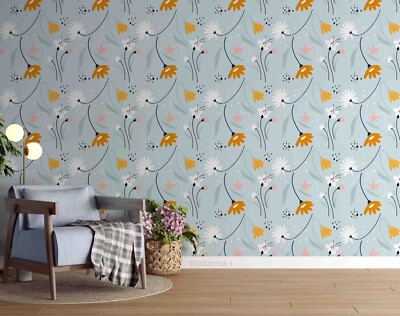3D Flower Floral Patterns Wallpaper Wall Murals Removable Wallpaper 11