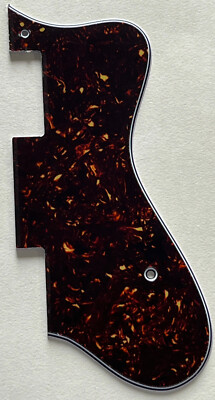 4 Ply Brown Tortoise Pickguard Fit Epiphone Dot Style Scratch Plate Guitar Parts