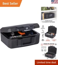 ETL Verified Fire Safe Box - Key Lock Security for Valuables and Documents