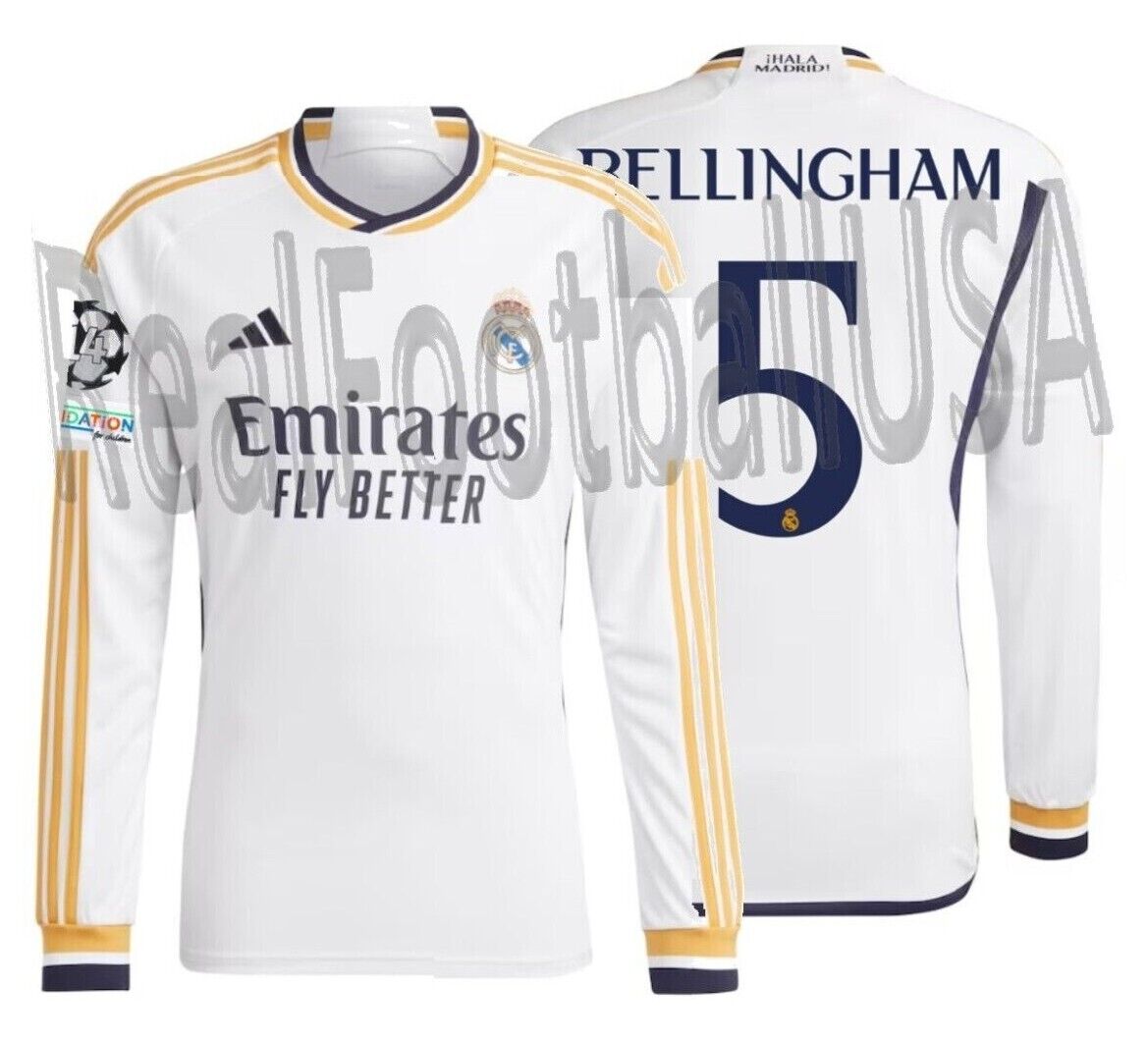 ADIDAS BELLINGHAM REAL MADRID CHAMPIONS LEAGUE LONG SLEEVE ADIDAS BELLINGHAM REAL MADRID CHAMPIONS LEAGUE LONG SLEEVE