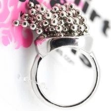 Nordstrom T-Shirt & Jeans™ Novelty Silver Fashion Jewelry Ring For Fun and Games