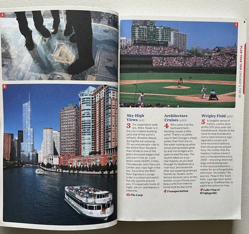 Lonely Planet Chicago (Travel Guide) Pull-out Map Local Secret 8th Edition 2017 - Picture 6 of 9