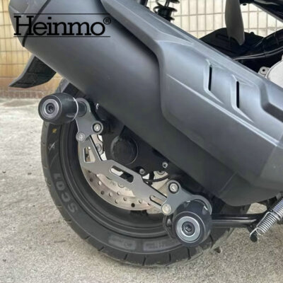 Aluminium Auspuff Schalldämpfer Schieber Anti Drop Rod für NVX155 NMAX155 ADV150