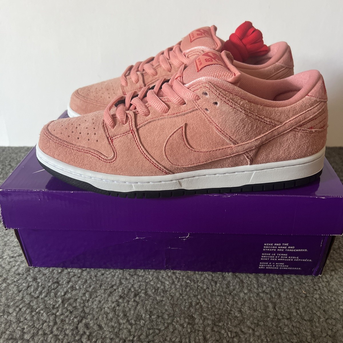 Size 8.5 - Nike SB Dunk Low Pink Pig 194500866768| eBay