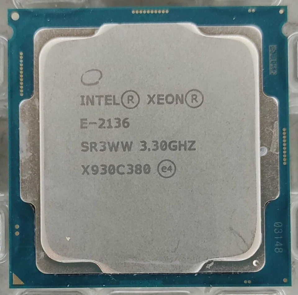 Intel SR3WW Xeon E-2136 3,3GHz 6-Core CPU Prozessor