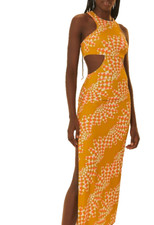 Adidas Women's Victory Gold adidas x FARM Rio Premium Dress IT7264 New $90