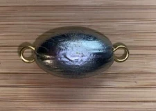 EGG SINKERS WITH EYELETS 2oz 4oz 6oz 8oz 5pack 10pack T&A JIGS WEIGHTS