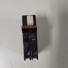 FPE Federal Pacific 20 Amp 2 Pole NC220 Stab-Lok Breaker Mini THIN NC red