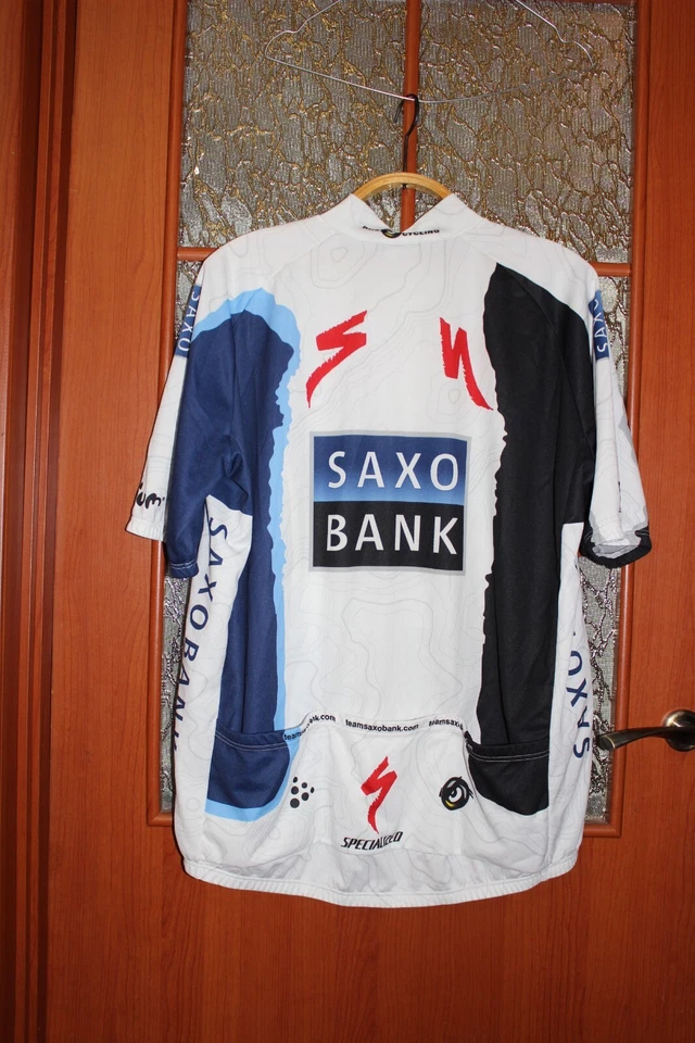 Vintage Uci Pro Tour Craft Saxo Bank Cycling jersey shirt -size 4XL - Image 3 of 4