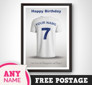 personalised tottenham shirt