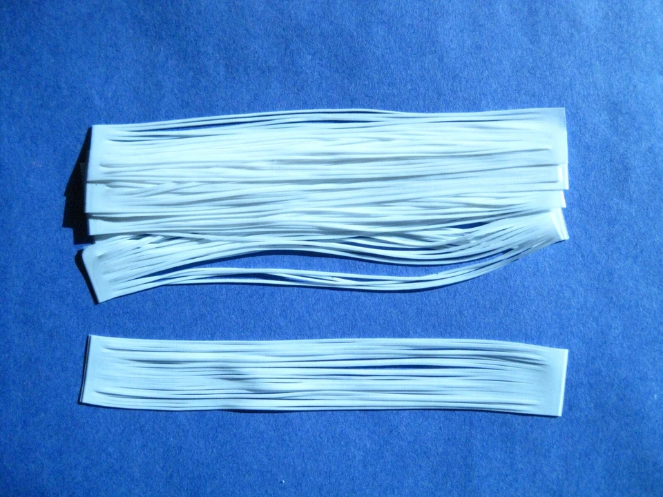 DW LURES 10 silicone Tab White T92 Fish Lure Spinnerbait Buzz Bait Jig Bass