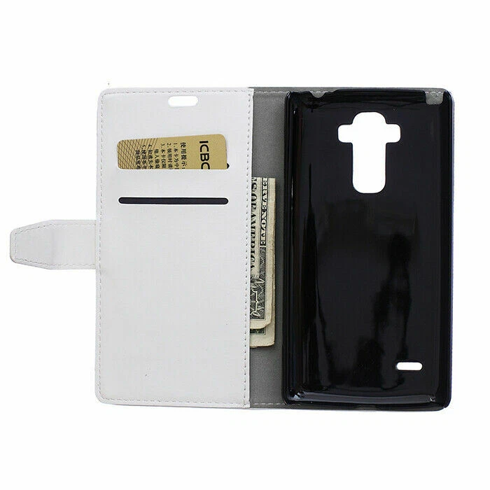 Bling Crystal Magnetic Diamonds leather flip Slots wallet Women phone case cover - Image 3 of 4