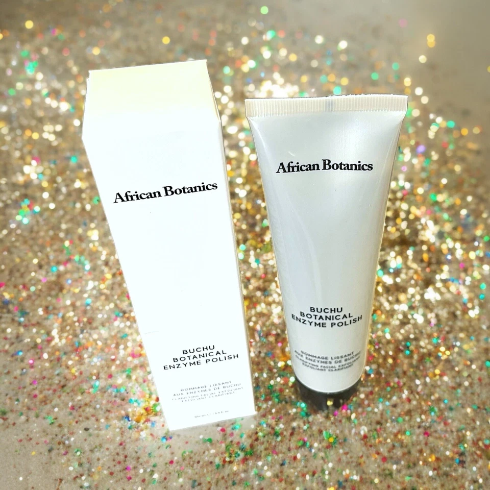 Casa rodante AFRICAN BOTANICS Buchu Botanical Enzyme Polish 3,4 OZ nueva en caja $85 Foto 2 de 4