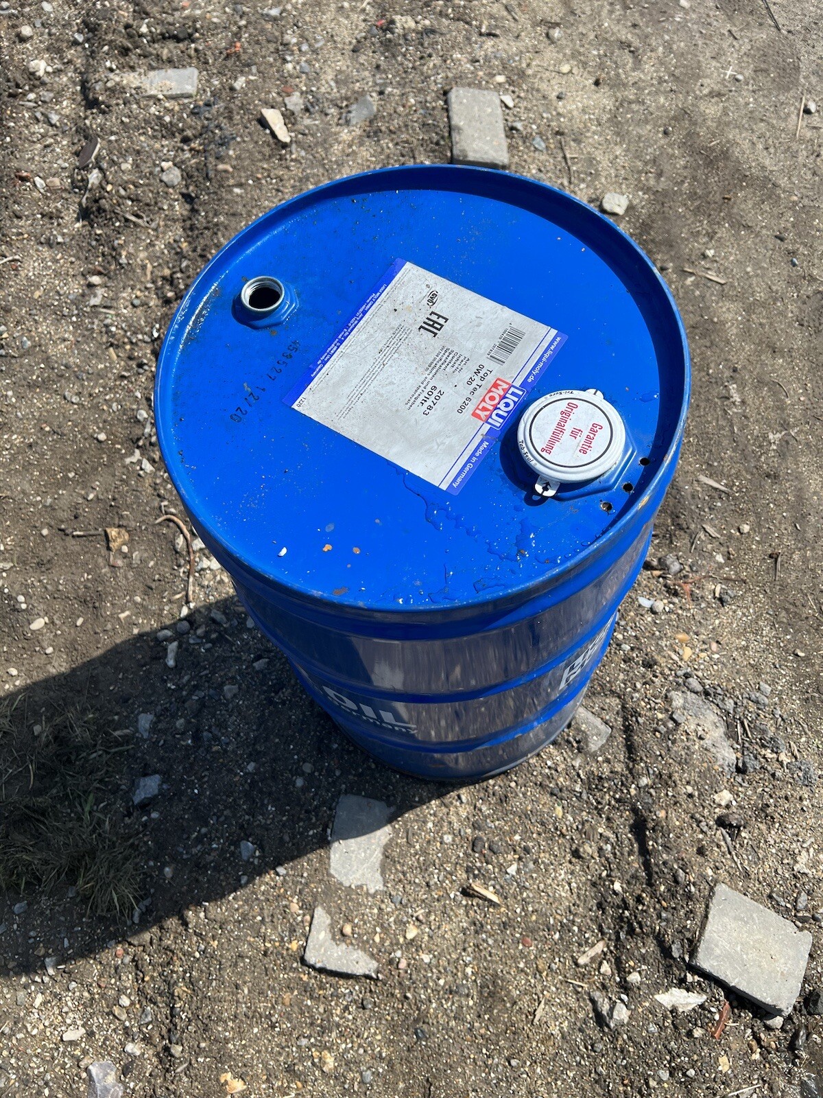 60L Empty Oil Drum BBQ Upcycle Mancave Incinerator eBay