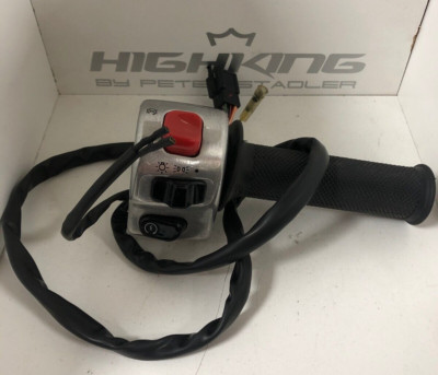Sachs 650/800/B805 Gasgriff mit Schaltereinheit E-Start Licht Ein/Aus Neu