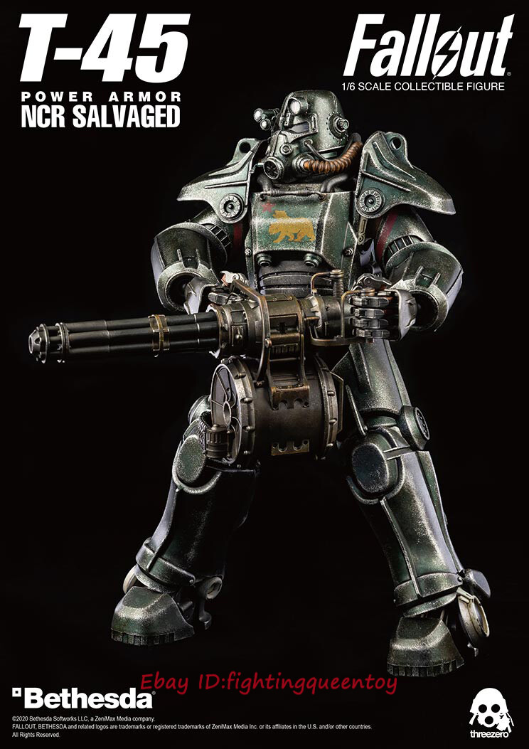 Threezero 3Z0177 Fallout T-45 NCR Salvaged Power Armor 1/6 Figure