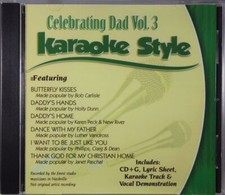 Celebrating Dad Volume 3 Christian Karaoke Style NEW CD G Daywind 6 Songs