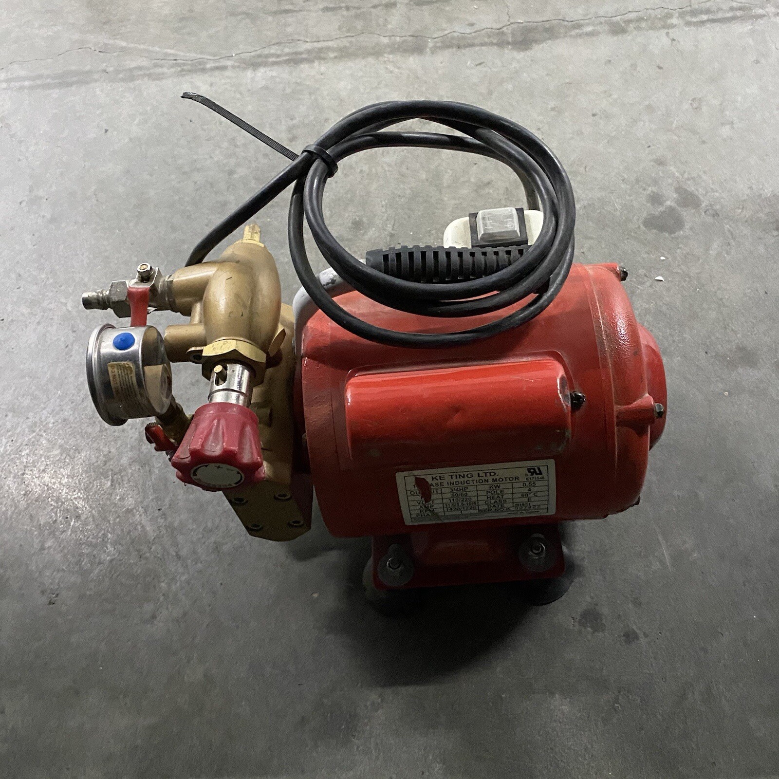 Reed Electric Hydrostatic Pressure Test Pump, EHTP500. (red) eBay