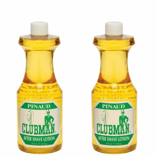 2 x CLUBMAN Pinaud After Shave Lotion 16 oz (PACK OF 2 )
