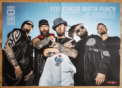 FIVE FINGER DEATH PUNCH - MEGA Poster - A2 Format (55 x 40 cm) - BRANDNEU!