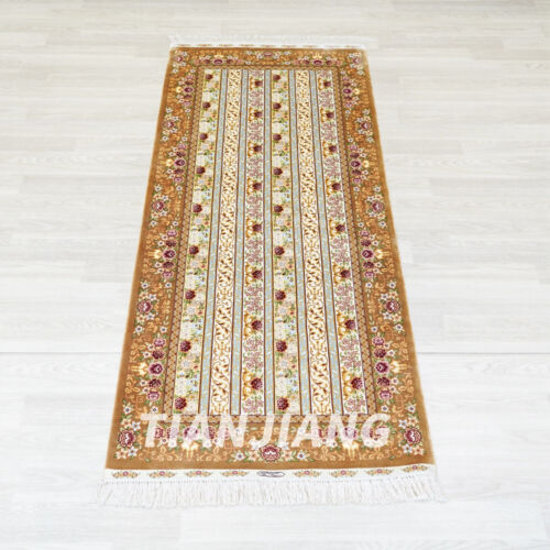 2.5´x6.5´ Handmade Silk Hallway Rug Runner Kitchen Gallery Carpet Z350A