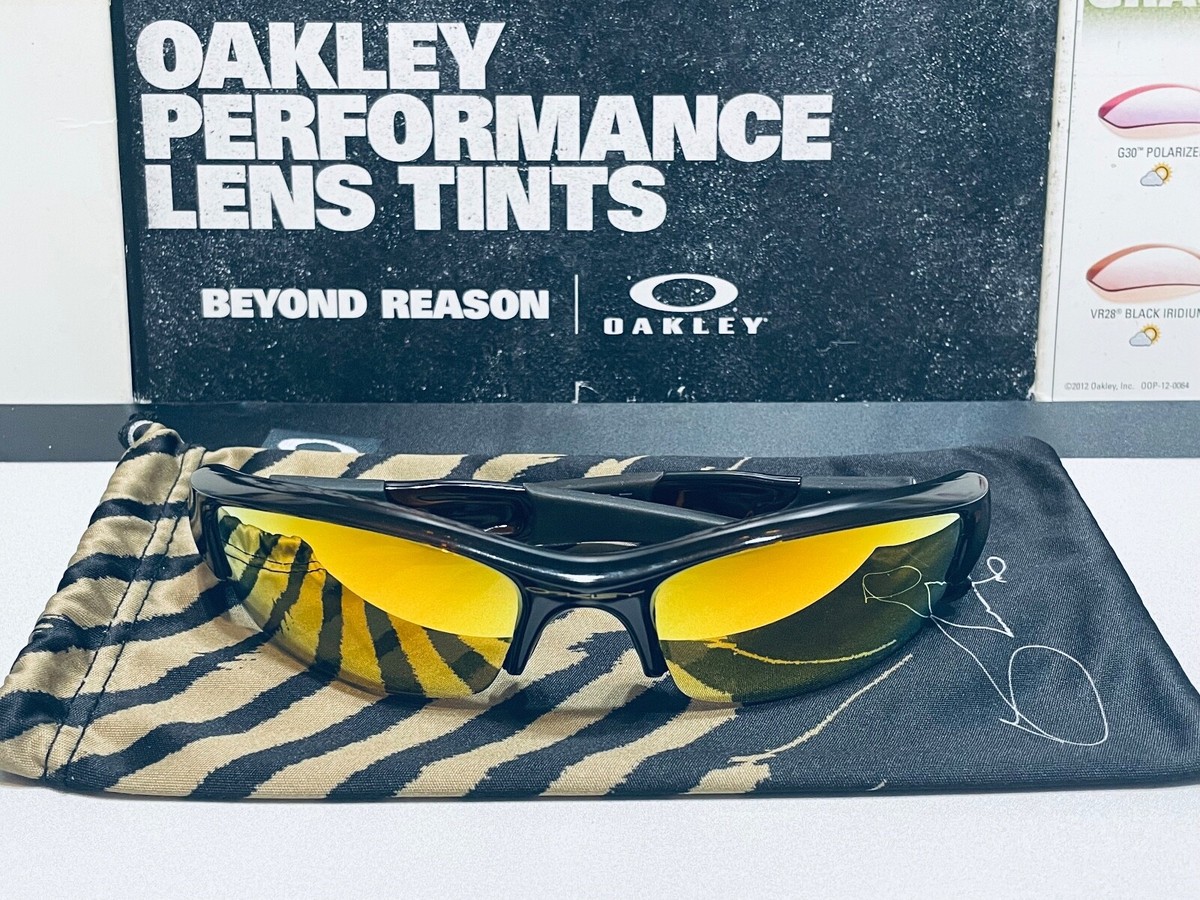 Oakley Flak Jacket 1.0 Polished Rootbeer w/ Fire Iridium Polarized