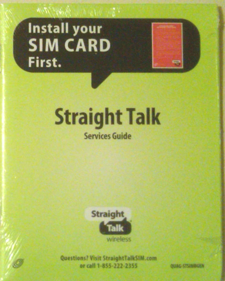 Straight Talk T-Mobile  Nano Sim card activation kit GSM 4G LTE  - Image 3 of 4