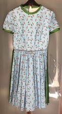 PRADA WOMANS $2200 SUMMER DRESS COTTON 2017 SS COLLECTION NWTAG ITALY