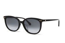 Kate Spade Sunglasses Alina/F/S 807 Black 55mm Gray Gradient Lens NEW 