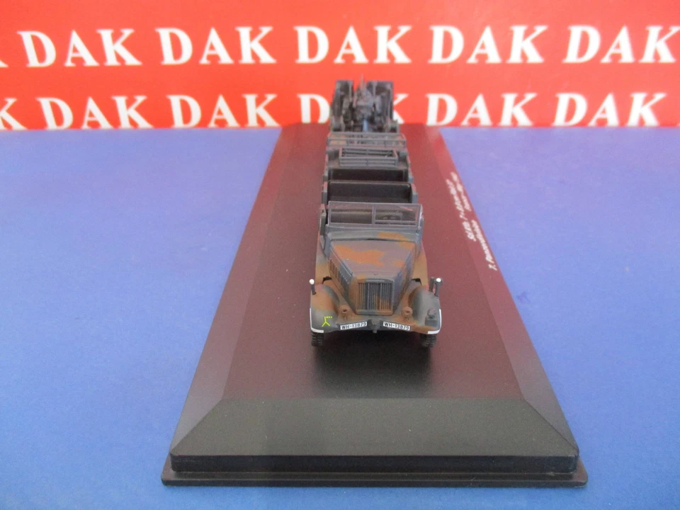 Die cast 1/72 Modellino Trattore Sd.Kfz. 7 + 88mm Flak 37 7 Pz. Div. France 1940 - Immagine 4 di 4