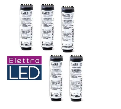 BATSECUR 5 Batterie per allarme BAT28 BatLi28 Daitem Logisty 3.6V 2.7Ah LITIO scade 2032