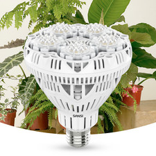SANSI Lampadina LED per coltivazione 24W=300W Lampada a spettro completo 4000K