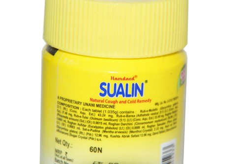 2 X Hamdard Sualin 60 tablets / Natural Cough and cold remedy - Picture 5 of 5