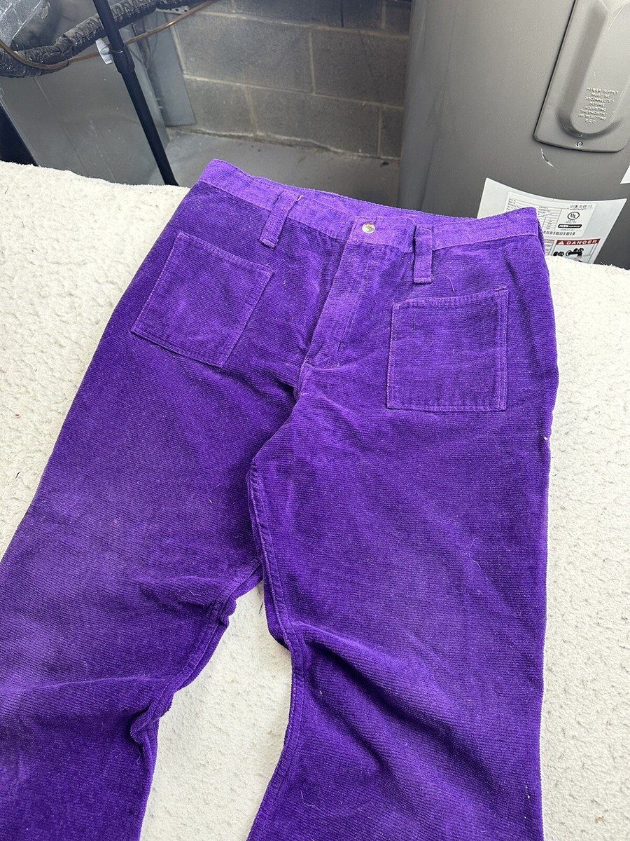 Vintage Wrangler Purple Corduroy Bell bottoms Flare Pants Vintage Wrangler Purple Corduroy Bell bottoms Flare Pants
