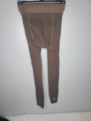 High Rise Leggings Dance Ballet Athletic, Opening For Heel Fleece Lined
