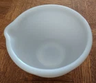 Fire King Sunbeam?Milk White Mixing Bowl 6 3/8” diameter,4 1/2"tall w/pour spout