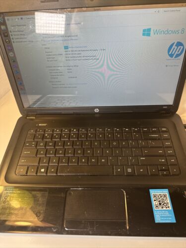 15.6” HP 2000 Notebook PC Windows 8 64 Bit HDD 300 ( Works Please Read) - Picture 1 of 8