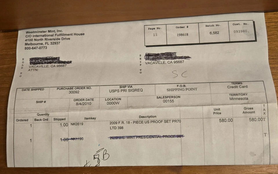 2009 S 18-Coin Proof Set ANACS PR70 DCAM FIRST Release w/Wood Presentation Box - Image 3 of 4