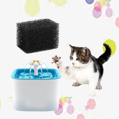 6-Pack Replacement Sponge Foam Filters For Cat Drinking Fountain | Fits 84 Oz / 2.5L Fountains - View #6