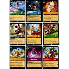 Disney Lorcana 9-Card Collector Lot as shown