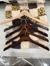 Vintage Wooden Ralph Lauren Hangers Set Of 5