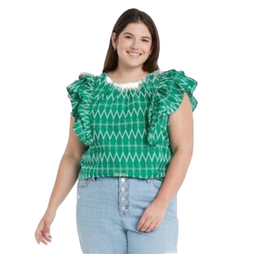 Universal Thread Green with White Thread Stitchin… - image 9