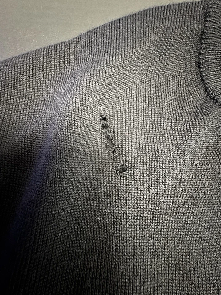 Versace Collection Men’s Virgin Wool Crewneck Lightweight Sweater Pullover Large - Image 4 of 4