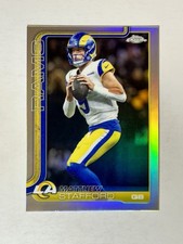 Matthew Stafford 2025 Topps Chrome Refractor #169 Los Angeles Rams MVP Buy Back